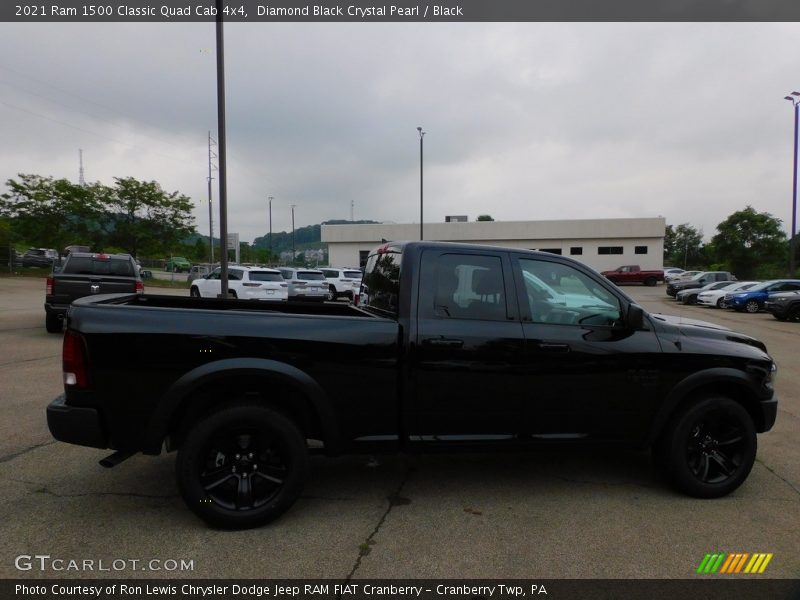 Diamond Black Crystal Pearl / Black 2021 Ram 1500 Classic Quad Cab 4x4