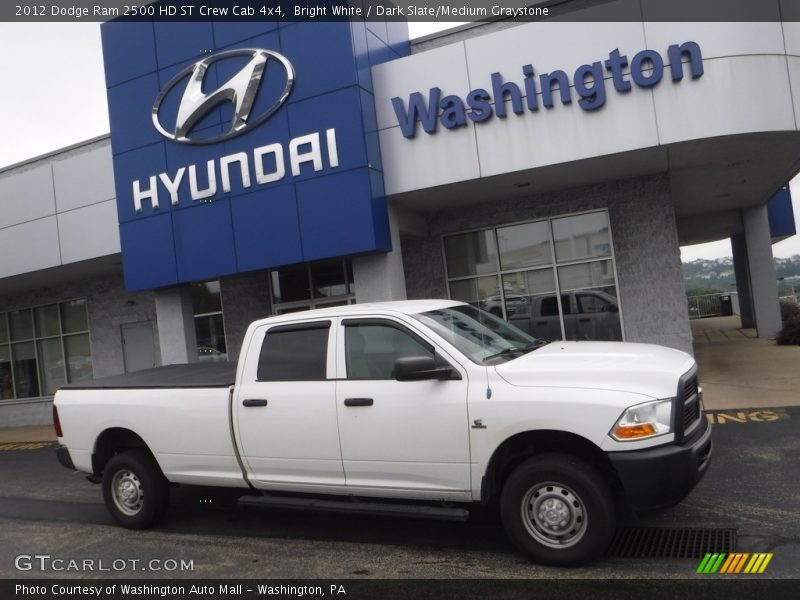 Bright White / Dark Slate/Medium Graystone 2012 Dodge Ram 2500 HD ST Crew Cab 4x4