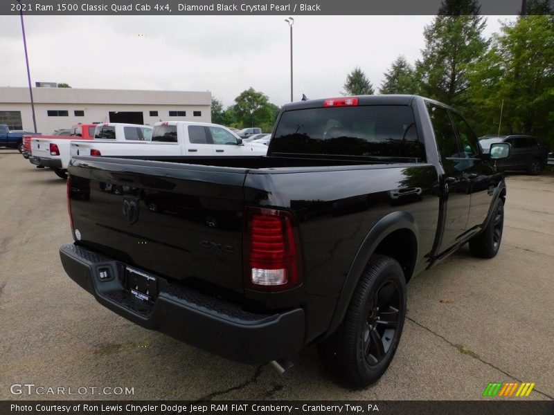 Diamond Black Crystal Pearl / Black 2021 Ram 1500 Classic Quad Cab 4x4