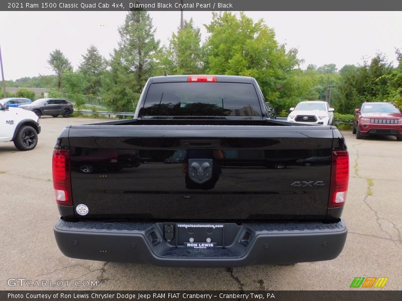 Diamond Black Crystal Pearl / Black 2021 Ram 1500 Classic Quad Cab 4x4