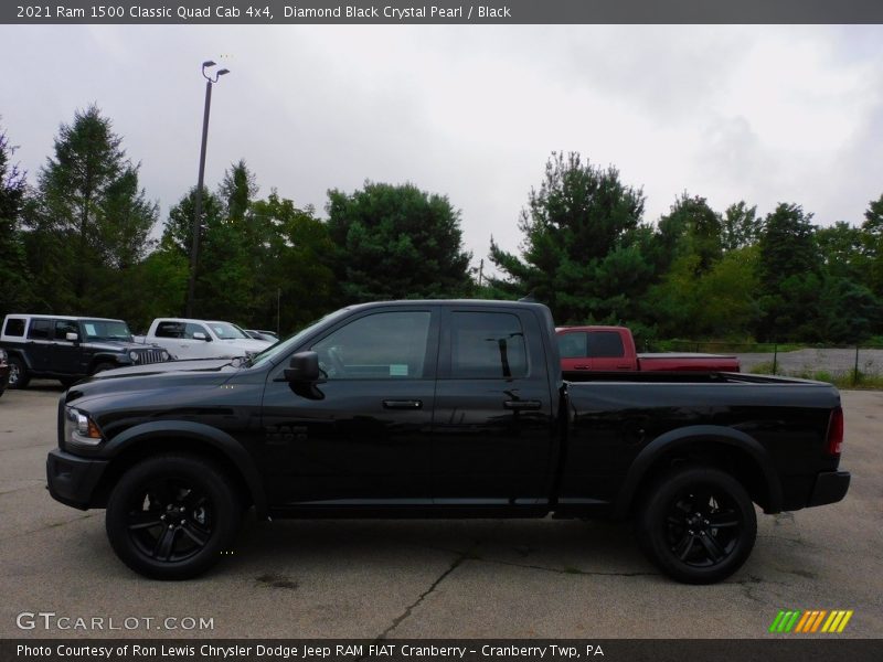 Diamond Black Crystal Pearl / Black 2021 Ram 1500 Classic Quad Cab 4x4