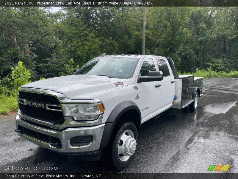 Bright White / Diesel Gray/Black 2021 Ram 5500 Tradesman Crew Cab 4x4 Chassis