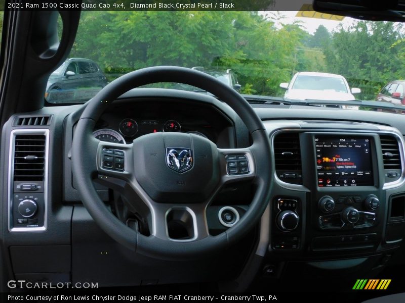 Diamond Black Crystal Pearl / Black 2021 Ram 1500 Classic Quad Cab 4x4