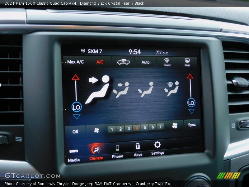 Diamond Black Crystal Pearl / Black 2021 Ram 1500 Classic Quad Cab 4x4