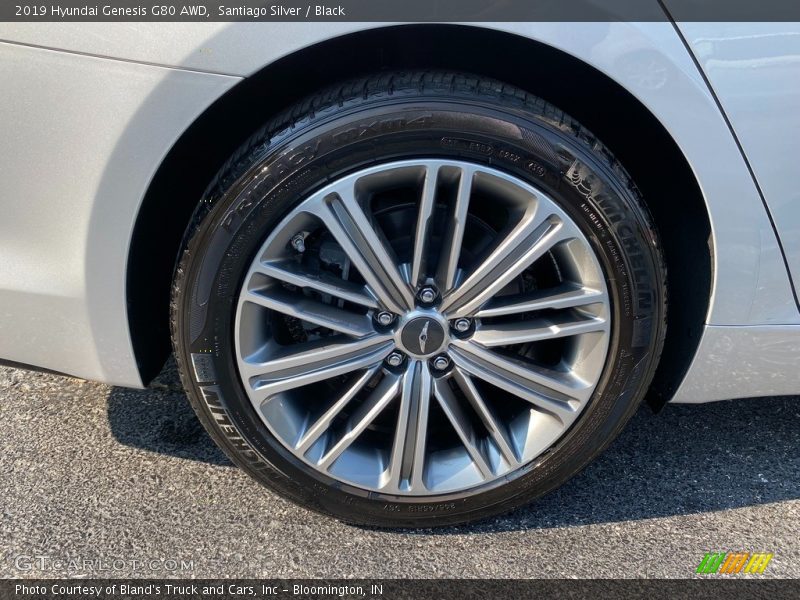 Santiago Silver / Black 2019 Hyundai Genesis G80 AWD