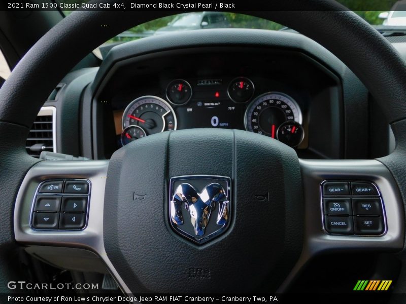 Diamond Black Crystal Pearl / Black 2021 Ram 1500 Classic Quad Cab 4x4