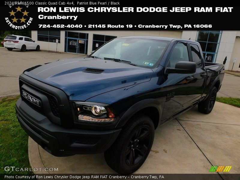 Patriot Blue Pearl / Black 2021 Ram 1500 Classic Quad Cab 4x4