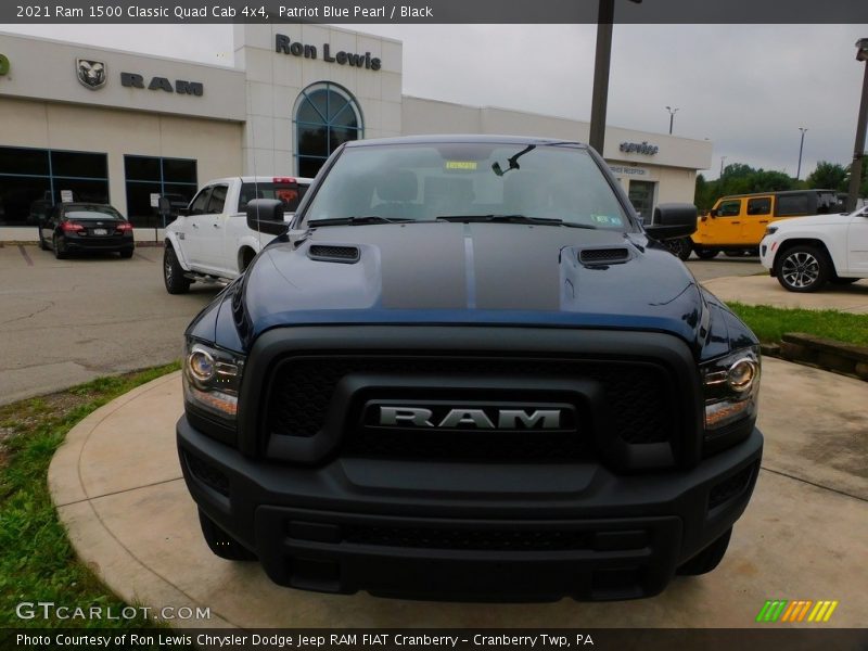 Patriot Blue Pearl / Black 2021 Ram 1500 Classic Quad Cab 4x4