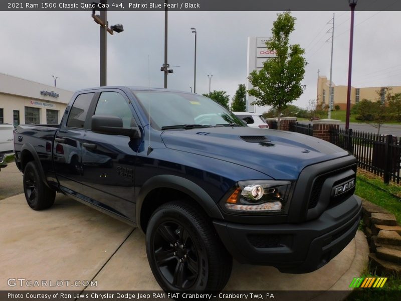 Patriot Blue Pearl / Black 2021 Ram 1500 Classic Quad Cab 4x4