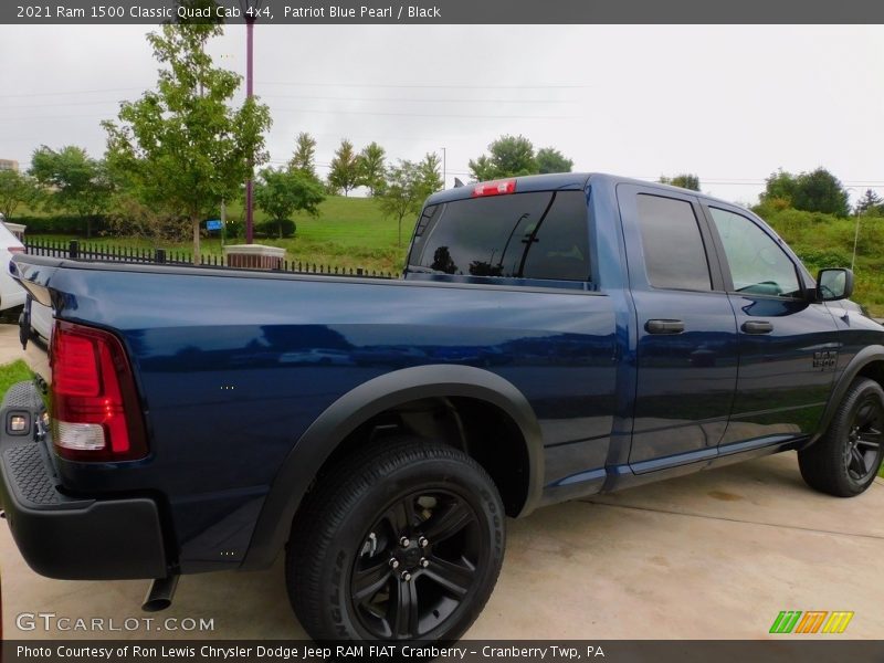 Patriot Blue Pearl / Black 2021 Ram 1500 Classic Quad Cab 4x4