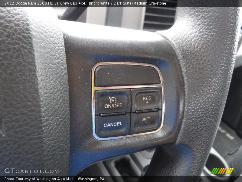 Bright White / Dark Slate/Medium Graystone 2012 Dodge Ram 2500 HD ST Crew Cab 4x4