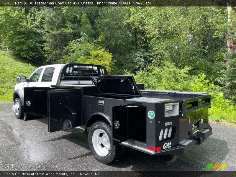 Bright White / Diesel Gray/Black 2021 Ram 5500 Tradesman Crew Cab 4x4 Chassis