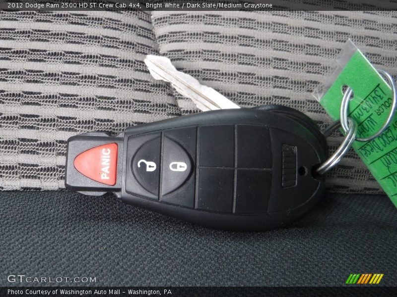 Bright White / Dark Slate/Medium Graystone 2012 Dodge Ram 2500 HD ST Crew Cab 4x4
