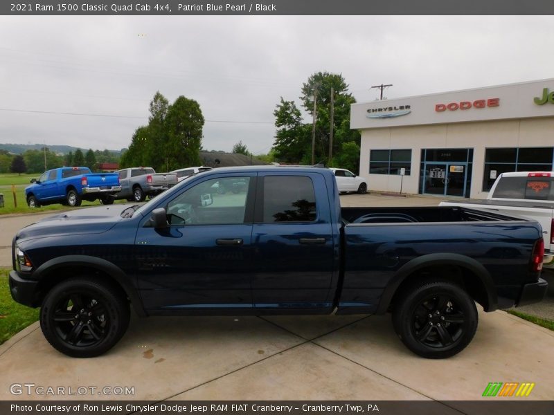 Patriot Blue Pearl / Black 2021 Ram 1500 Classic Quad Cab 4x4