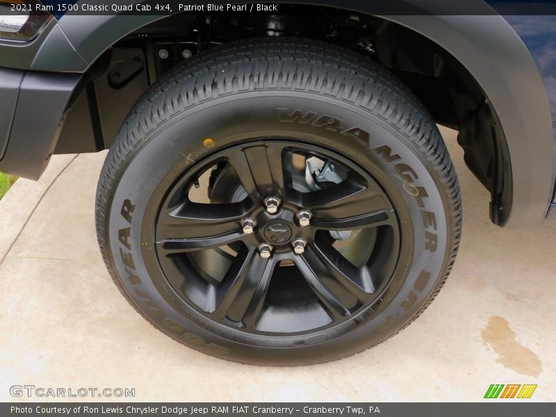 Patriot Blue Pearl / Black 2021 Ram 1500 Classic Quad Cab 4x4