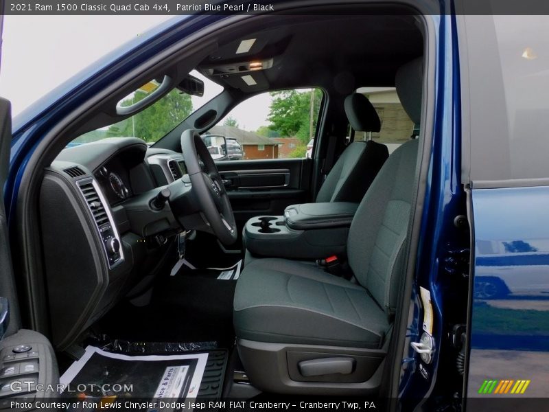 Patriot Blue Pearl / Black 2021 Ram 1500 Classic Quad Cab 4x4