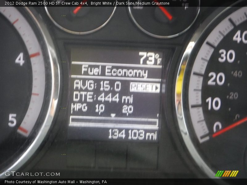 Bright White / Dark Slate/Medium Graystone 2012 Dodge Ram 2500 HD ST Crew Cab 4x4