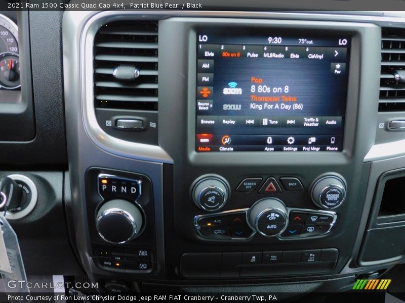 Patriot Blue Pearl / Black 2021 Ram 1500 Classic Quad Cab 4x4