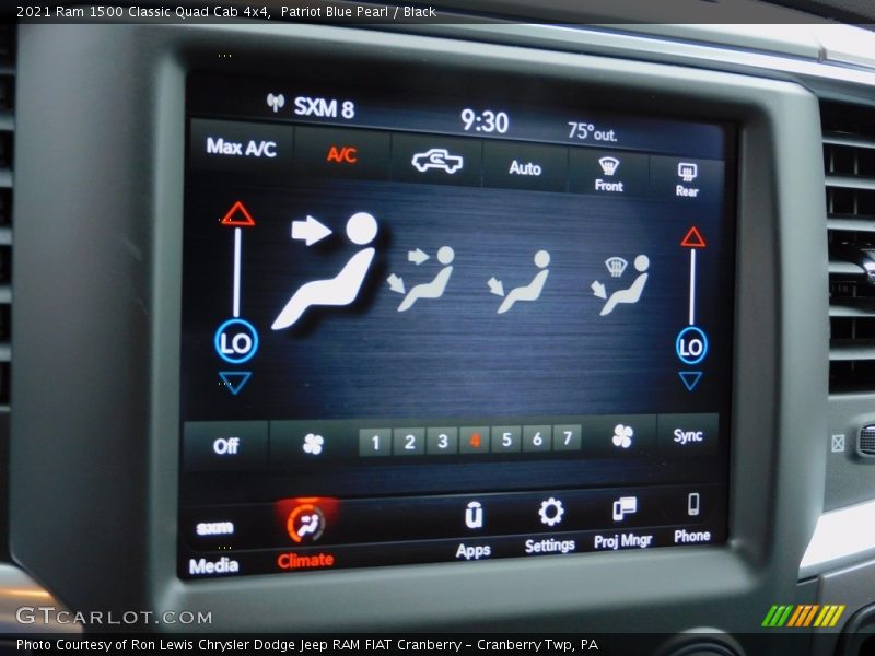Patriot Blue Pearl / Black 2021 Ram 1500 Classic Quad Cab 4x4