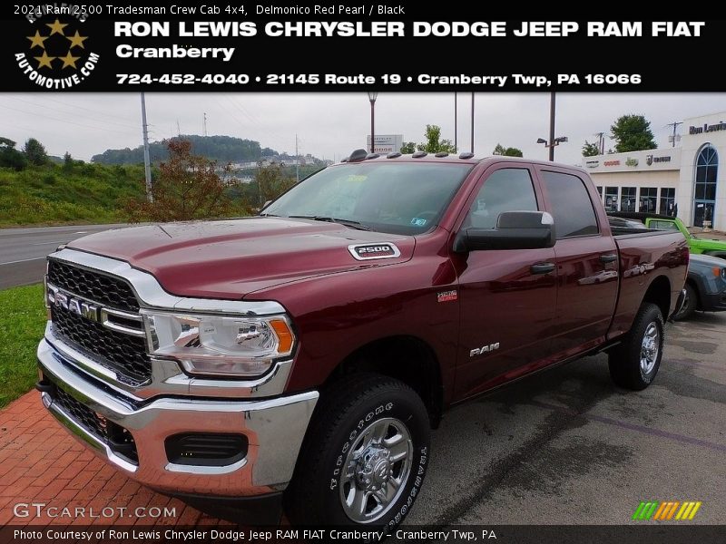 Delmonico Red Pearl / Black 2021 Ram 2500 Tradesman Crew Cab 4x4