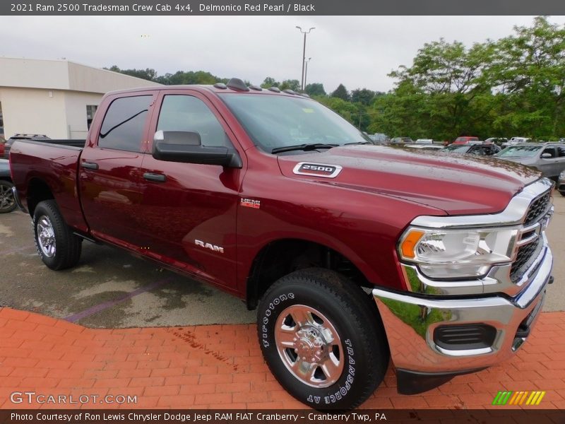 Delmonico Red Pearl / Black 2021 Ram 2500 Tradesman Crew Cab 4x4