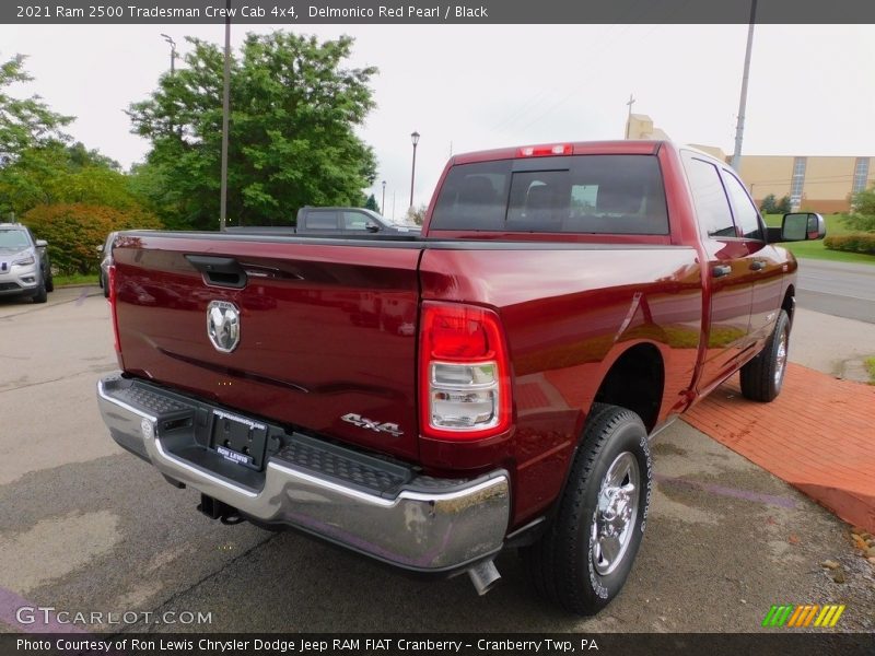 Delmonico Red Pearl / Black 2021 Ram 2500 Tradesman Crew Cab 4x4