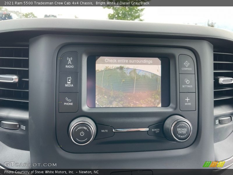 Bright White / Diesel Gray/Black 2021 Ram 5500 Tradesman Crew Cab 4x4 Chassis