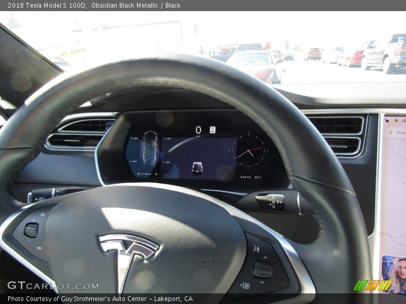 Obsidian Black Metallic / Black 2018 Tesla Model S 100D