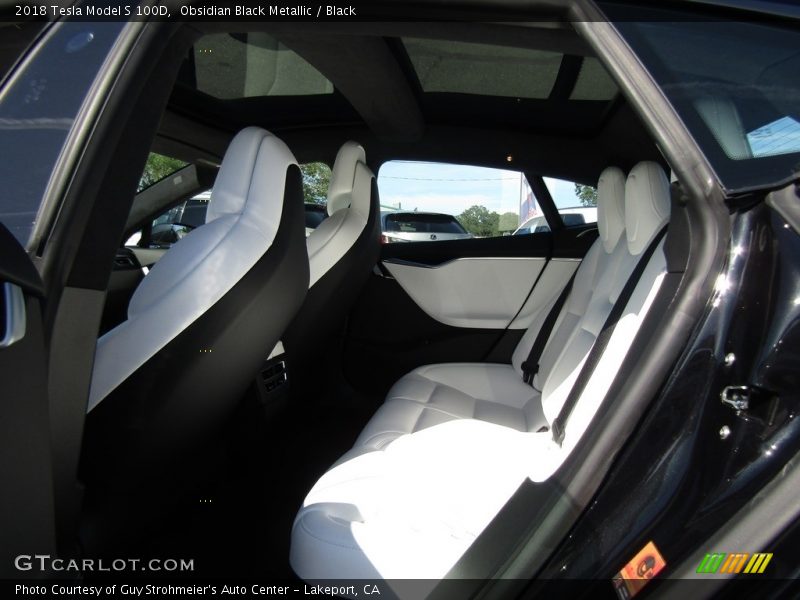 Obsidian Black Metallic / Black 2018 Tesla Model S 100D