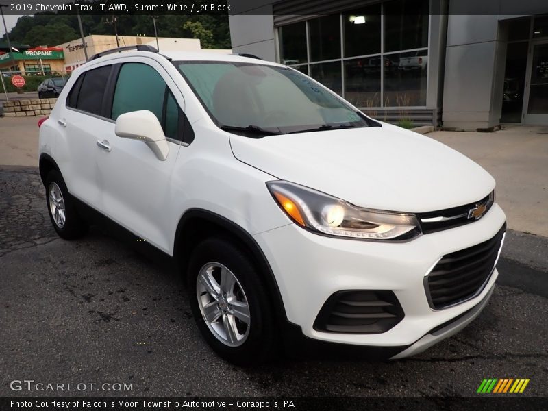 Summit White / Jet Black 2019 Chevrolet Trax LT AWD