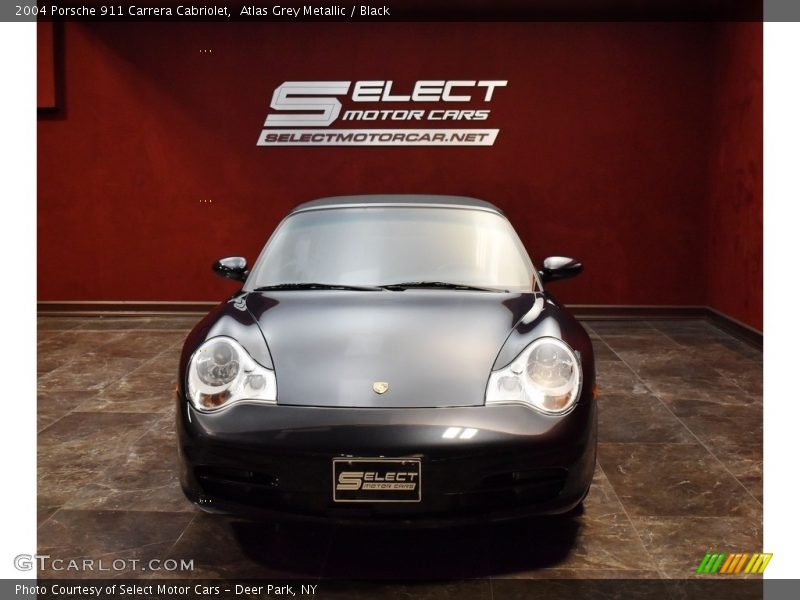 Atlas Grey Metallic / Black 2004 Porsche 911 Carrera Cabriolet
