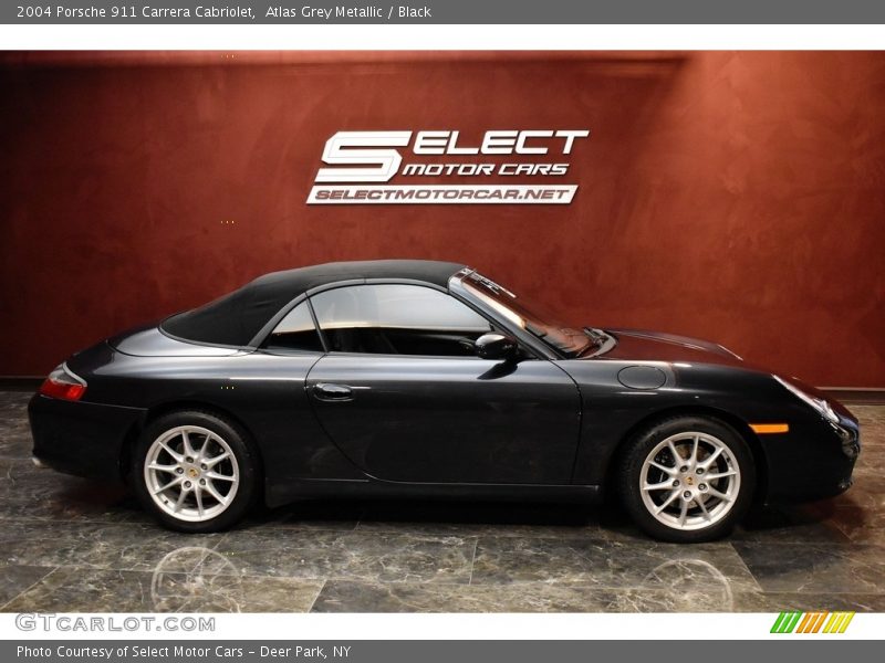 Atlas Grey Metallic / Black 2004 Porsche 911 Carrera Cabriolet