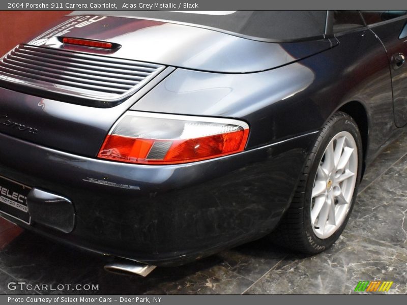 Atlas Grey Metallic / Black 2004 Porsche 911 Carrera Cabriolet