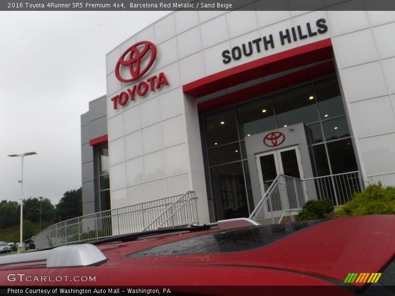Barcelona Red Metallic / Sand Beige 2016 Toyota 4Runner SR5 Premium 4x4