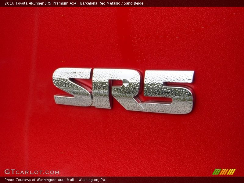 Barcelona Red Metallic / Sand Beige 2016 Toyota 4Runner SR5 Premium 4x4
