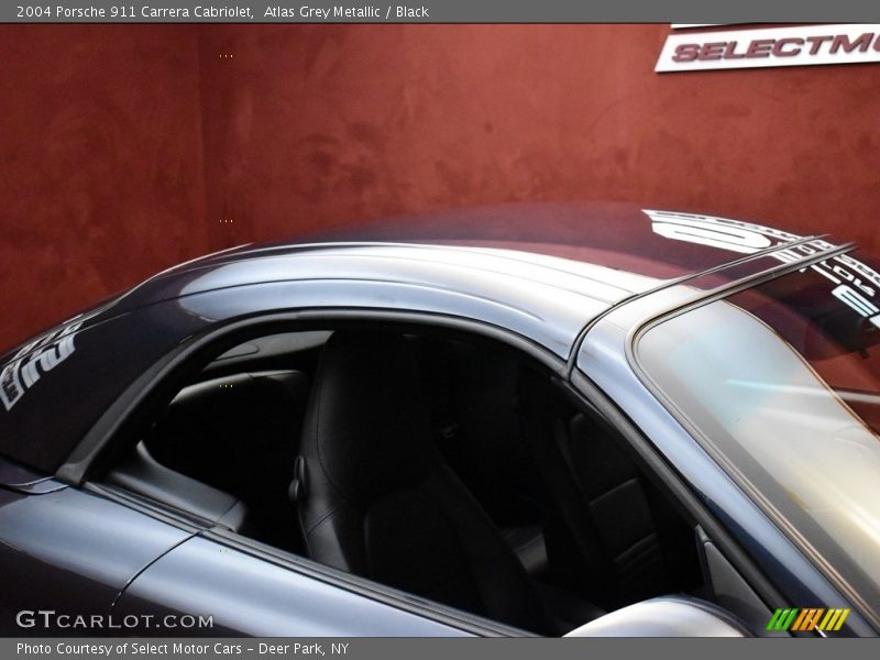 Atlas Grey Metallic / Black 2004 Porsche 911 Carrera Cabriolet