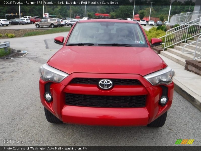 Barcelona Red Metallic / Sand Beige 2016 Toyota 4Runner SR5 Premium 4x4