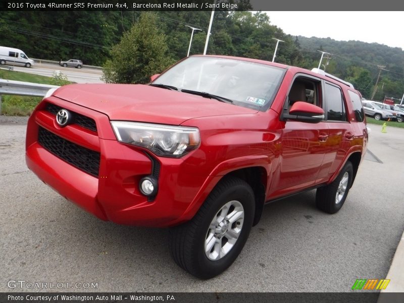 Barcelona Red Metallic / Sand Beige 2016 Toyota 4Runner SR5 Premium 4x4