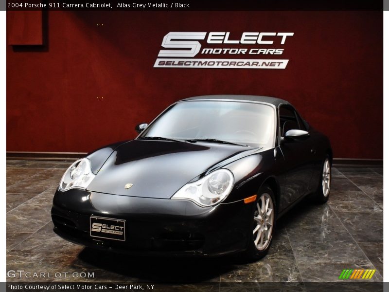 Atlas Grey Metallic / Black 2004 Porsche 911 Carrera Cabriolet