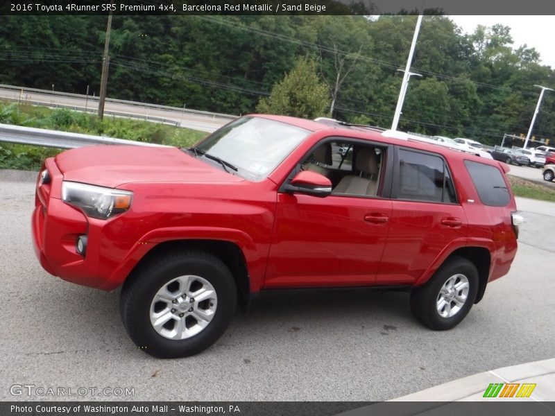 Barcelona Red Metallic / Sand Beige 2016 Toyota 4Runner SR5 Premium 4x4