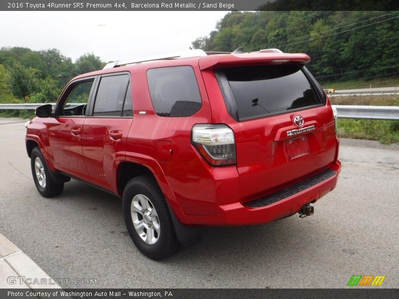 Barcelona Red Metallic / Sand Beige 2016 Toyota 4Runner SR5 Premium 4x4