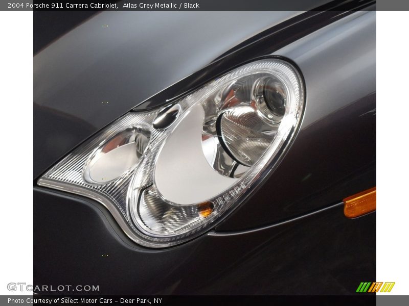Atlas Grey Metallic / Black 2004 Porsche 911 Carrera Cabriolet