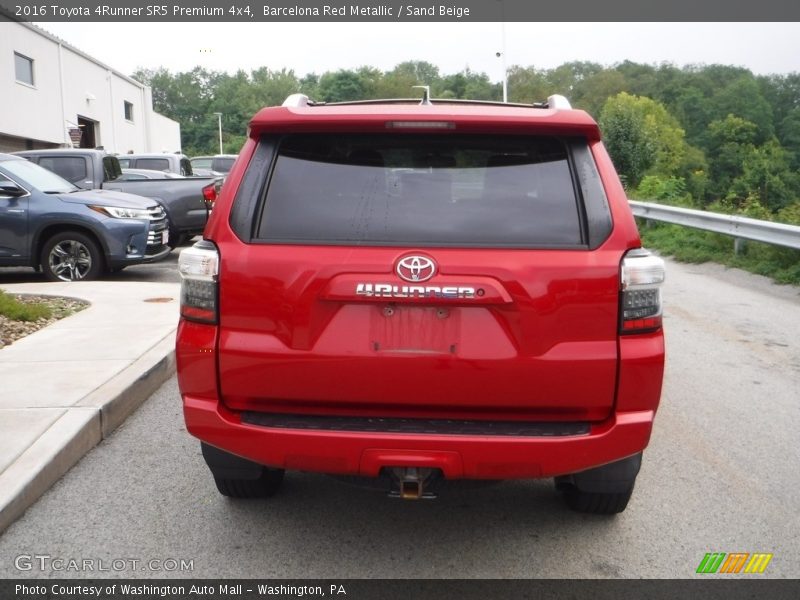 Barcelona Red Metallic / Sand Beige 2016 Toyota 4Runner SR5 Premium 4x4