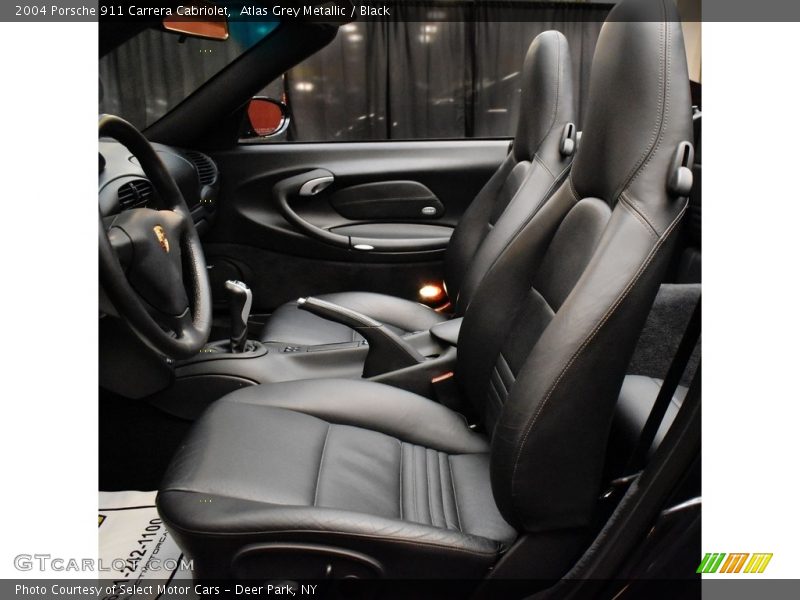 Atlas Grey Metallic / Black 2004 Porsche 911 Carrera Cabriolet