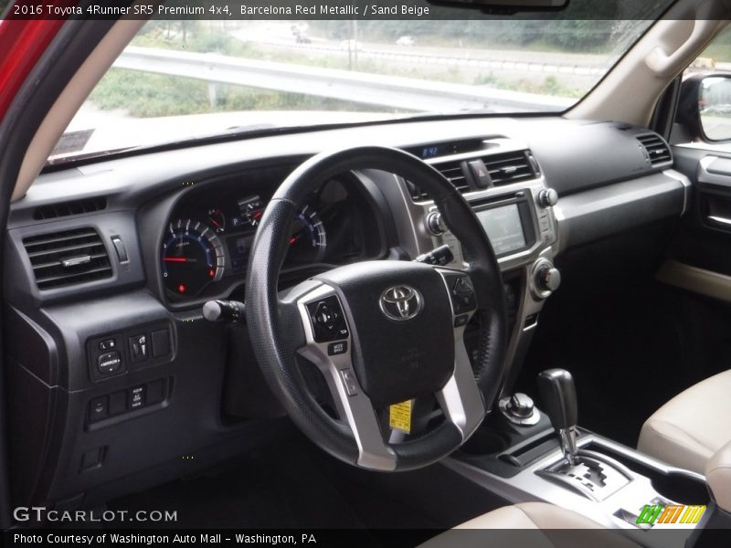 Barcelona Red Metallic / Sand Beige 2016 Toyota 4Runner SR5 Premium 4x4