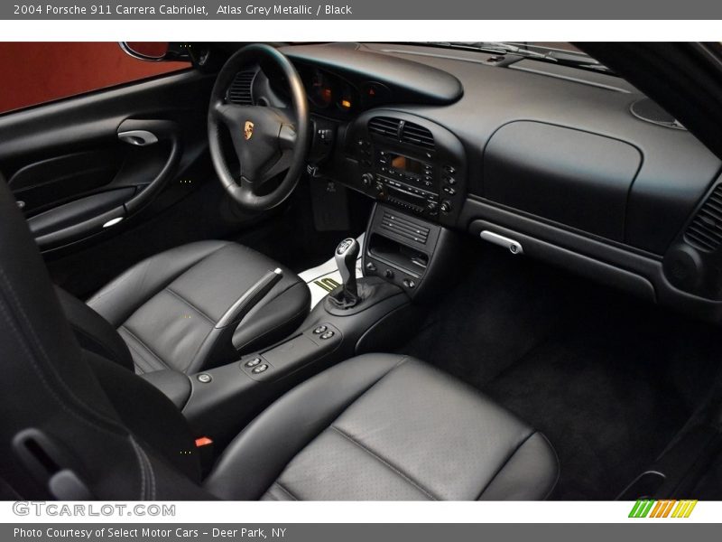 Atlas Grey Metallic / Black 2004 Porsche 911 Carrera Cabriolet