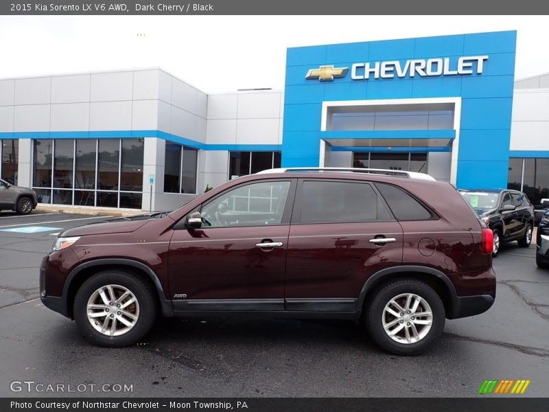  2015 Sorento LX V6 AWD Dark Cherry