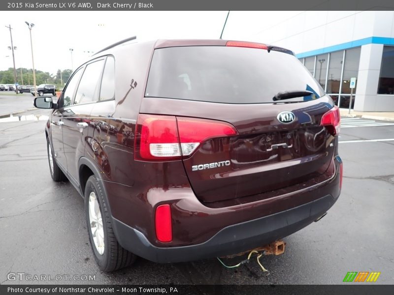 Dark Cherry / Black 2015 Kia Sorento LX V6 AWD
