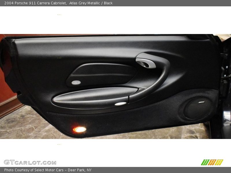Atlas Grey Metallic / Black 2004 Porsche 911 Carrera Cabriolet