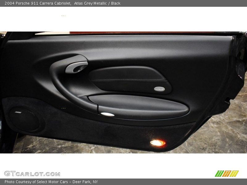 Atlas Grey Metallic / Black 2004 Porsche 911 Carrera Cabriolet